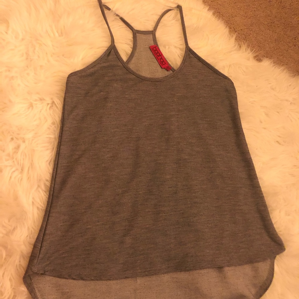 Dark Blue Loose Tank Top